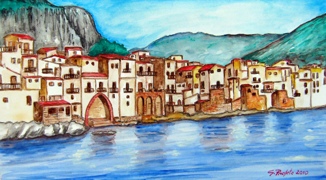 Cefalù dal mare